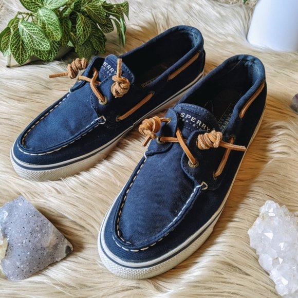 Sperry Shoes - Sperry Top-Siders Navy Canvas Style Shoe